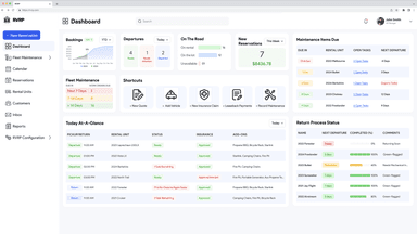 RV Management Dashboard